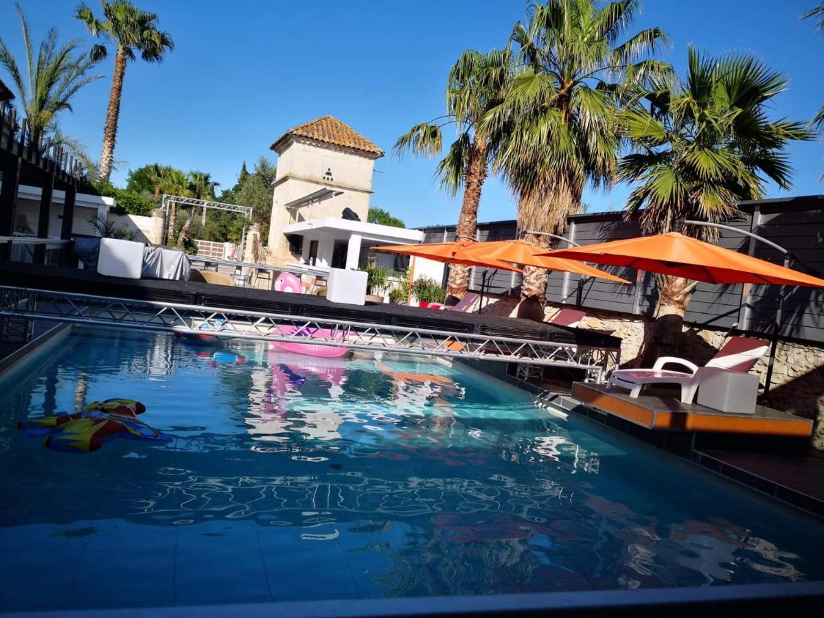 Mas La Farelle Gite, Fitness & Salle De Jeux Gratuite & Spa En Supplement Nîmes Eksteriør bilde